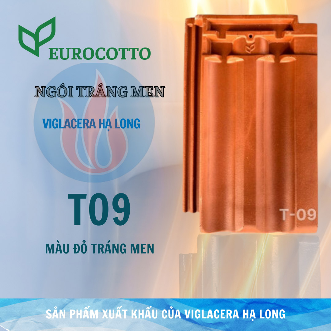 Ngói tráng men EUROCOTTO VIGLACERA HẠ LONG T09